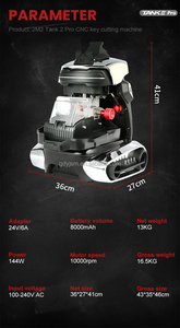 2024 ma thuật xe tăng 2m2 Max CNC Máy cắt chìa khóa tự động cho Dimple nhân đôi chìa khóa - Product Image 5
