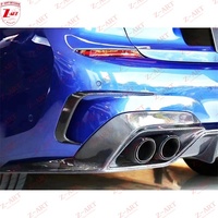 Kit de déflecteurs arrière en fibre de carbone Z-ART pour BMW G20 Série 3 2019+ - Garnitures de pare-chocs arrière