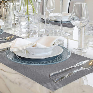 แผ่นรองจานผ้าฝ้ายสไตล์โบฮีเมียนหรูหราผ้ากระดาษและผ้าลูกไม้กันน้ำมีดีไซน์ตะเข็บถักทันสมัยสำหรับงานแต่งงาน - Product Image 5