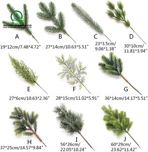 Ramas <span class=keywords><strong>de</strong></span> <span class=keywords><strong>pino</strong></span> artificiales <span class=keywords><strong>de</strong></span> Navidad, tallo verde, agujas <span class=keywords><strong>de</strong></span> <span class=keywords><strong>pino</strong></span>, púas, ramas, vacaciones, guirnalda <span class=keywords><strong>de</strong></span> invierno, arbustos <span class=keywords><strong>de</strong></span> flores verdes - Product Image 3