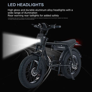Nuovo Design Bici Elettrica Veloce 20 Pollici 750W 48V 1500W Bicicletta Elettrica Ebike 7 Velocità 50km/h Bici Elettrica da Montagna - Product Image 4