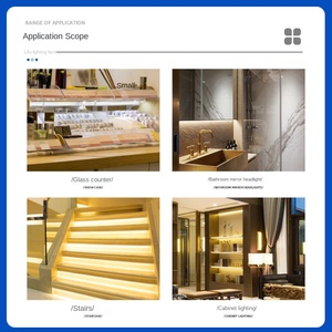 Profilé en aluminium industriel LED Strip Channel System Plaster Trimless White Covers Encastré Housing Track Extrusion Heatsink - Product Image 6