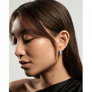 ต่างหูแบบห่วง Thea Hoops ดีไซน์หรูหรา - Product Image 1