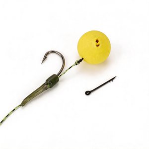 Lot de 20 Hirisi Vis à bouillettes pour la pêche à la <span class=keywords><strong>carpe</strong></span>, Aiguilles à appâts, Matériel de pêche à la <span class=keywords><strong>carpe</strong></span>, Matériel terminal de <span class=keywords><strong>montage</strong></span> de montages - Product Image 2