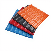 Tuile de toit en résine Matériau de toiture Résistance au feu ASA Granules plastiques Film ASA Rouleau PVC
