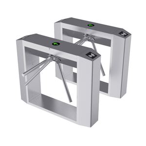 آلية بوابة دوارة ثلاثية الأرجل مع بطاقة ذكية/تمييز الوجه، من الفولاذ المقاوم للصدأ، حماية IP55، وظيفة العد للسوبر ماركت والصالات الرياضية - Product Image 4