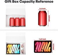 Boîte cadeau rigide à fermeture magnétique avec logo personnalisé, couleurs personnalisées, lamination mate en mousse, matériaux recyclés écologiques, gaufrage UV