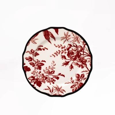 Red 22cm plate