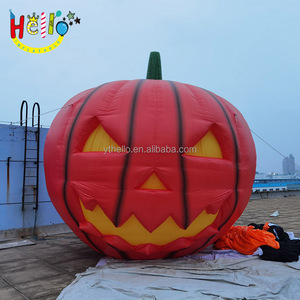 Personalizado PVC Halloween inflable al aire libre <span class=keywords><strong>2022</strong></span> inflable Halloween calabaza decorativa inflable 7m de altura calabaza malvada - Product Image 4