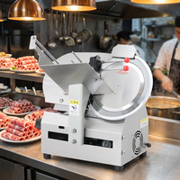 Trancheuse à viande congelée entièrement automatique en acier inoxydable, machine à trancher électrique réglable en épaisseur pour bœuf, mouton, jambon