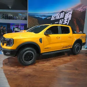 JMC Ford Ranger Pickup Made in China LED Camera Electric Diesel Engine Leather Turbo Dark Multi-function Automatic Car 4x4 Left