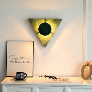 Jia Wenjun Triangular Wall Lamp 220V LED Wall Mounted For Living Room Hotel Background Lighting - Product Image 1