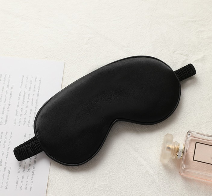 Imitated Silk Eye Mask Shading Sleeping Eye Mask Eyepatch Travel Relax Cover Eyeshade Sleeping Aid Eye Mask 2