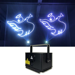 Laser de scène couleur pleine gamme avec contrôle ILDA DMX et application mobile, effet d'animation 3D, pour DJ, club, soirée, bar - Product Image 1