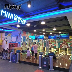 Servicio confiable Mini Bola de bolos Centro de entretenimiento Mini Máquina de bolos Precio favorable Diez pines Cuerda Pinsetter Bolos - Product Image 1