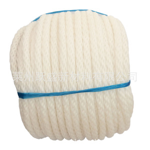 El fabricante suministra cuerda de polietileno blanca tipo diamante, cuerda trenzada de polietileno de 12 hebras tipo diamante, cuerda para bolsas de una tonelada, cuerda para ribetes de bolsas de una tonelada. - Product Image 1
