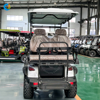 Voiture de golf électrique Robetaa Factory CE, nouvelle exportation, 4 places, tout-terrain, pour parcours de golf, avec énergie solaire