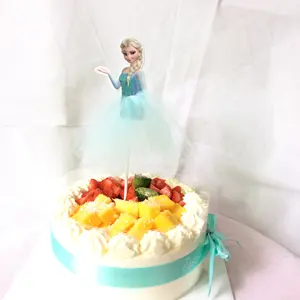 Vendite calde decorazioni della torta di compleanno forniture principessa cake topper favori di nozze