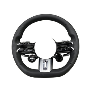 Volant en fibre de carbone personnalisable et durable pour Benz C43 GLC63 E53 CLS53 A220 S560 GLE63 C63 C200 W205 W204 W222 <span class=keywords><strong>AMG</strong></span> <span class=keywords><strong>GT</strong></span> 63 - Product Image 4