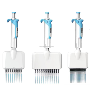 WEIAI yüksek hassasiyetli micropipet 0.5-300ul hipet tamamen otoklavlanabilir manuel 8/12/16 kanallı ayarlanabilir laboratuvar pipet - Product Image 1