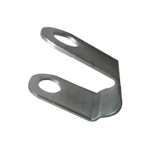 high quality custom small metal clamps U shape flat clip metal stamping aluminium U clips