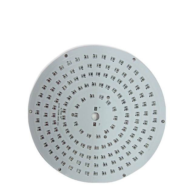 Aluminum LED PCB Circuit Board Custom PCBA Assembly Manufacturing 1oz Copper Thickness HSAL/ENIG/OSP Surface Finish 1.6mm