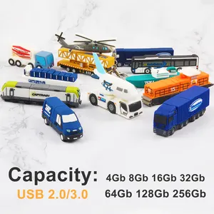 맞춤형 디자인 아이디어 3D 모양 로고 PVC 만화 8Gb 32Gb 64Gb 펜 드라이브 PenDrive 메모리 스틱 사용자 정의 USB 플래시 드라이브