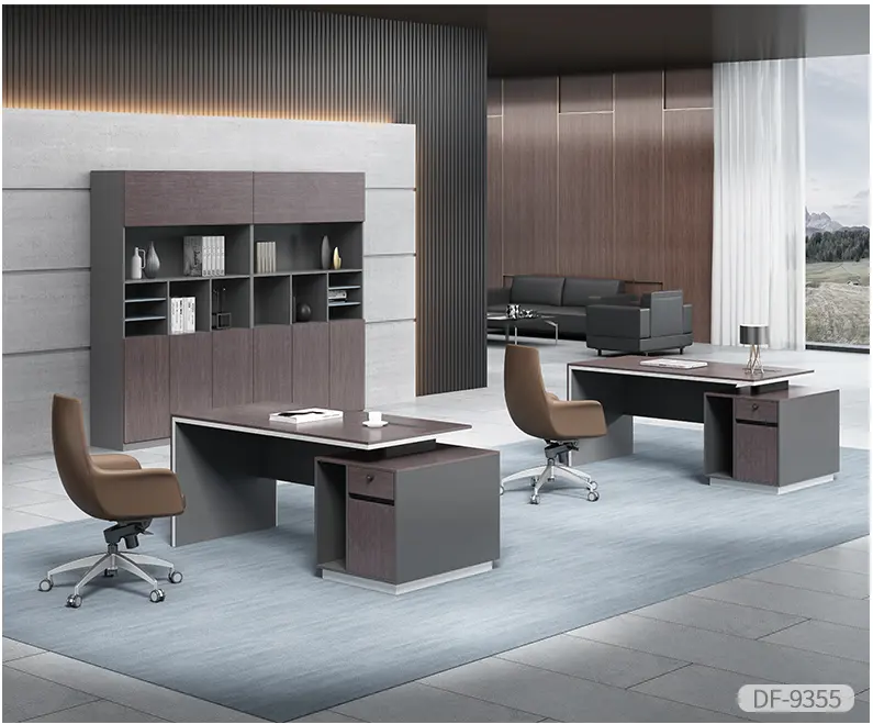 2020 New design dunkle farbe billig preis langlebig moderne executive tabelle liefern 1.6m home office schreibtische