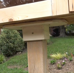 Petite bibliothèque de prêt originale rustique inachevée Stable à attacher avec des vis incluses Bibliothèque la plus stable pour bibliothèque extérieure - Product Image 1