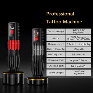 V79 SMP e tatuaggio a doppia modalità corsa 2.0-4.2MM regolabile senza fili SMP tatuaggio macchina per puntura e tatuaggio - Product Image 2