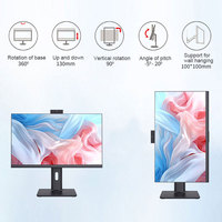 PC Todo en Uno de 23.8 Pulgadas, Monobloque, Intel Core I7 Octa Core, 16 GB DDR4, SSD de 512 GB, Monitor LCD con Panel IPS, Windows 10 para Negocios, Cámara de 3MP