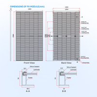 Panneaux solaires Trina Solar Vertex N Type Top-Con 710W 695W 700W 715W 720W Module photovoltaïque bifacial Panneaux photovoltaïques Utilisation pour système solaire