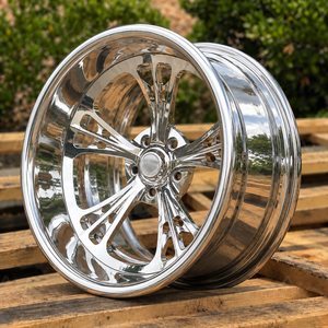 ล้อฟอร์จ 2 ชิ้น ขนาด 20x10.5 22x12 24x15 5x4.75 5x5 ขัดเงาแบบเว้า สำหรับ Chevy Camaro Chevelle Impala ล้อแต่ง - Product Image 2