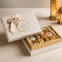 Boîte cadeau Eid Al Fitr, boîte cadeau Ramadan, Eid Mubarak, emballage haut de gamme avec logo personnalisé pour les cadeaux de fête