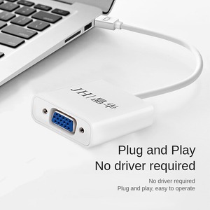 DP 公头转 <span class=keywords><strong>VGA</strong></span> 母头迷你转 <span class=keywords><strong>VGA</strong></span> 适配器，PVC 材质，适用于电视 - Product Image 6