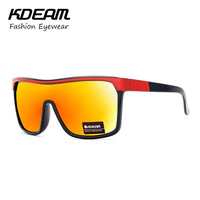 Kdeam Nouvelles Lunettes Monobloc à Grande Monture Classiques Unisexe Anti-Vent Kd802 pour la Conduite et les Voyages Hommes CE UV400 PC