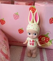 Authentique Sonny Angels Strawberry Love Series Full Set Box Blind Box Kawaii Collectible Doll Desktop Ornament