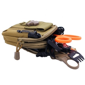 Pochette tactique portable DIY, mini trousse de premiers soins multifonctionnelle, survie en plein air, matériau Oxford durable, CE - Product Image 1