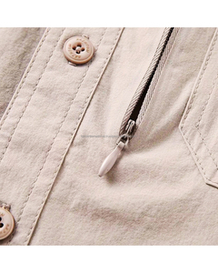 Ropa de Pesca de Talla Grande, de Spandex y Poliéster, Estampada, Transpirable, Impermeable, Resistente al Viento, Antibacteriana, de Secado Rápido, Anti-UV, Tela de 220g - Product Image 3