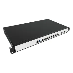 8 NIC Lans Ge Ethernet Rackmount Intel I3 I5 I7 2.5g Lans Rj45 CPU เคส2Sfp 1U ไฟร์วอลล์เซิร์ฟเวอร์สำหรับพีซี - Product Image 5