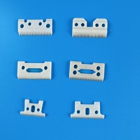 Lames de coupe en céramique industrielle A5 en zircone haute dureté, larges, pour tondeuses à cheveux et tondeuses pour animaux de compagnie, lames de rechange