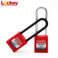 Cadenas de sécurité Lockey à longue chaîne de 76 mm, cadenas de sécurité Loto, cadenas de verrouillage