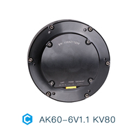 Actionneur robotique CubeMars AK60-6 V1.1 KV80, moteur 24V avec driver intégré et encodeur MIT, couple élevé 9Nm pour robot exosquelette