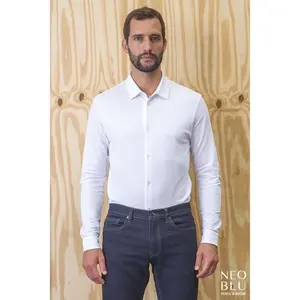 Chemise bio pour homme Basile, merchandising durable - Product Image 1