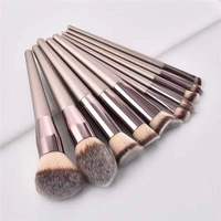 Portable 7/10/14 pièces maquillage brosse synthétique ensemble professionnel visage poudre yeux maquillage pinceaux Kit de mélange avec sac cosmétique ODM