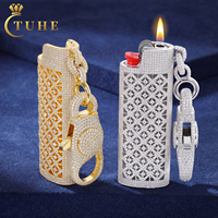 Chaîne de portefeuille pour homme en argent 925 plaqué or, entièrement sertie de moissanite VVS (testée au diamant), style Hip Hop, accessoires de bijouterie