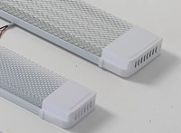 Lampe de purification LED avec diffuseur prismatique en tube de cristal, lumière linéaire LED 60w 80w 100w