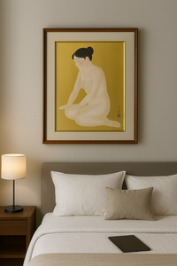 Nhật Bản chủ đề hoài cổ buổi chiều tranh tường lớn hiện đại và nghệ thuật treo tường với khung - Product Image 2