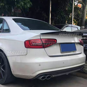 Aileron arrière de style V UBUYUWANT pour Audi A4 B8 B8.5 2009-2016, en ABS, pour la décoration du coffre arrière, accessoire de style automobile - Product Image 3