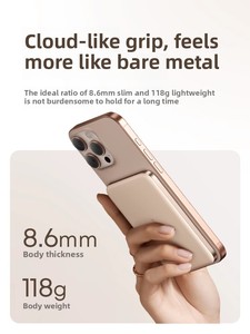 Anker แบตเตอรี่สำรอง Air2นาโนแบบบางเฉียบ5000mAh, แบตเตอรี่แม่เหล็ก7.5W ชาร์จไร้สายสำหรับ iPhone - Product Image 2